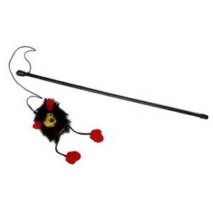Josty Spielangel Crazy Mouse, 45cm, mit Catnip