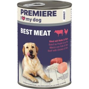 PREMIERE Best Meat Adult Rind mit Huhn und Reis 6x400 g
