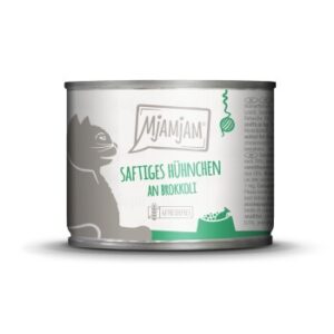 MjAMjAM Nassfutter Katze Adult 6x200 g Huhn und Brokkoli
