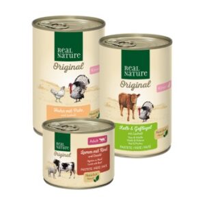 REAL NATURE Classic Nassfutter Katze, Kittenpaket 6x400 g