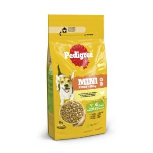 Pedigree Trocken mit Geflügel & Gemüse, ADULT Mini 2kg