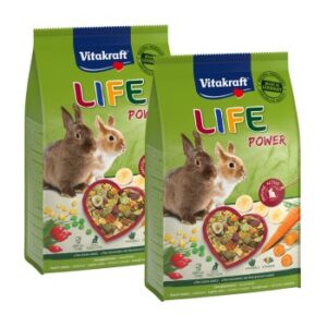 Vitakraft LIFE POWER Zwergkaninchen 2x1.8 kg