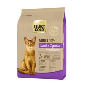 SELECT GOLD Sensitive Digestion Trockenfutter Katze Adult Geflügel und Reis Geflügel und Reis 2.5 kg