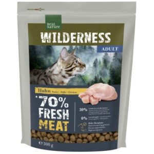 REAL NATURE WILDERNESS Trockenfutter Katze, Adult, Fresh Meat, Huhn 300 g