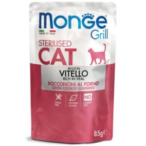 Monge Grill Sterilised 28x85g Kalb