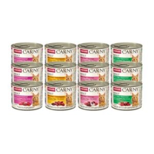 animonda Carny Nassfutter Katze Adult, Mixpaket Fleischauswahl 12x200 g Mixpaket 2