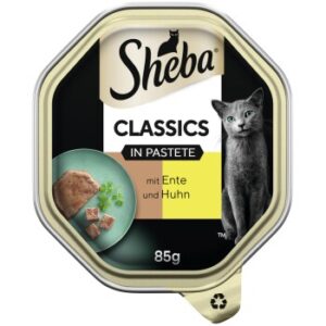 Sheba Classics in Pastete 22x85g mit Ente und Huhn 22x85 g