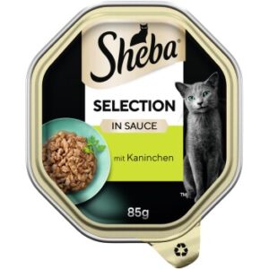 Sheba Selection in Sauce 22x85 g mit Kaninchenhäppchen 22x85 g