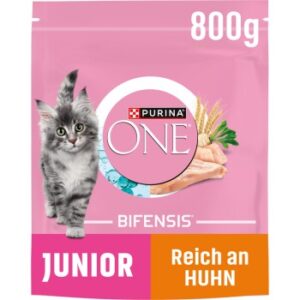 Purina ONE Junior Huhn, Vollkorn 800g