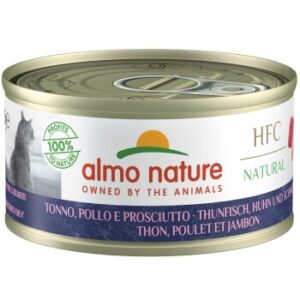 Almo nature Natural 24x70g Thunfisch, Huhn und Schinken