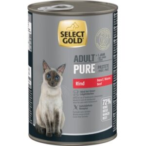 SELECT GOLD Pure Adult Paté Rind 12x400 g