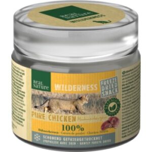 REAL NATURE WILDERNESS Gefriergetrocknete Hühnerherzen 6x25 g