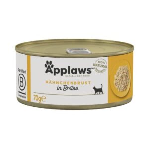 Applaws Nassfutter Katze Adult in Brühe Hühnerbrust 24x70 g