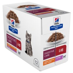 Hill's Hill’s Prescription Diet i/d Digestive Care, Nassfutter Kitten, Multipack, mit Huhn