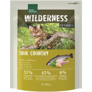 REAL NATURE WILDERNESS Trockenfutter für Senior-Katzen 7+ True Country 300 g