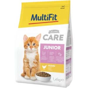 MultiFit MultiFt Care Trockenfutter Katze, Junior, Huhn 1.4 kg