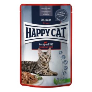HAPPY CAT Culinary Adult 24x85g Voralpen Rind