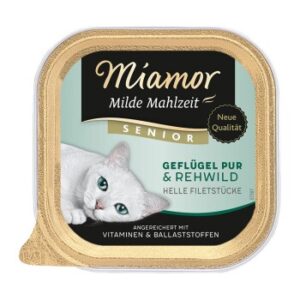 Miamor Milde Mahlzeit Senior Geflügel und Rehwild 16x100 g