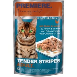 PREMIERE Tender Stripes Huhn und Leber 112x85 g