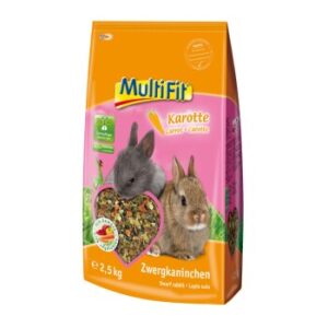 MultiFit für Zwergkaninchen mit Karotte 2.5 kg