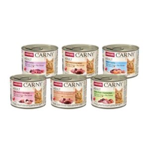 animonda Carny Nassfutter Katze Adult, Mixpaket 6x200 g