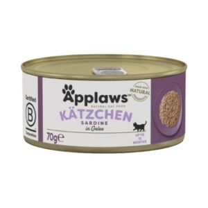 Applaws Nassfutter Kitten in Gelee Sardinen 24x70 g