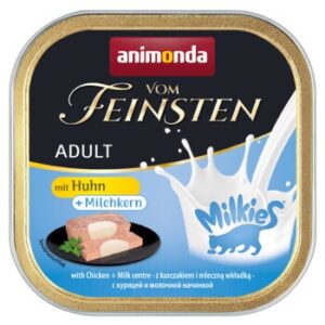animonda Vom Feinsten Adult mit Milchkern 32x100g mit Huhn und Milchkern