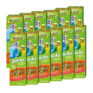 MultiFit Wellensittich Sticks 12x2er Vitality Kick