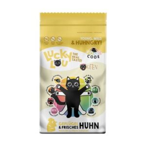Lucky Lou Trockenfutter für Katzenkinder, Food Code, Geflügel & Huhn 9 kg