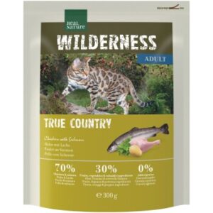 REAL NATURE WILDERNESS Trockenfutter Katze, Adult, True Country, Huhn mit Fisch 300 g