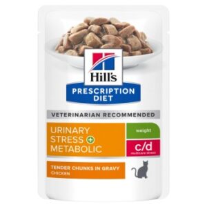 Hill's Prescription Diet c/d Urinary Stress + Metabolic mit Huhn 24x85 g