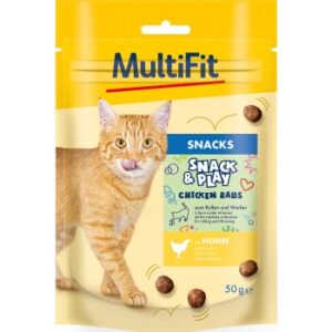 MultiFit Snack&Play Chicken Balls, 50 g