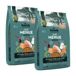 bosch HPC Trockenfutter Hund Adult Menue Nordsee-Lachs & Forelle 2x12 kg