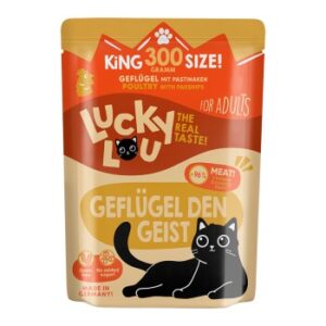 Lucky Lou Nassfutter Katze Adult Geflügel 6x300 g