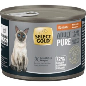 SELECT GOLD Pure Adult Paté Känguru 12x200 g