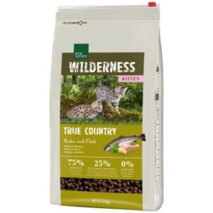 REAL NATURE WILDERNESS Trockenfutter Katze, Kitten, True Country, Huhn mit Fisch 2.5 kg