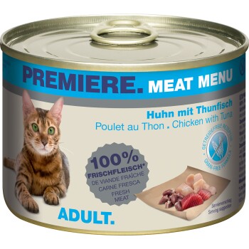 PREMIERE Meat Menu Adult Thunfisch und Huhn 6x200 g