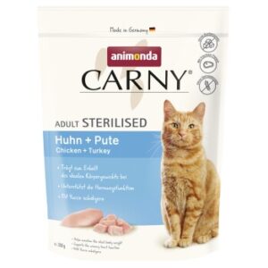 animonda Carny Trockenfutter Katze Adult, Sterilised, Huhn und Pute 350 g
