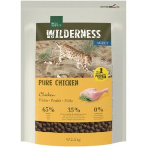REAL NATURE WILDERNESS Trockenfutter Katze, Adult, Pure Chicken 2.5 kg