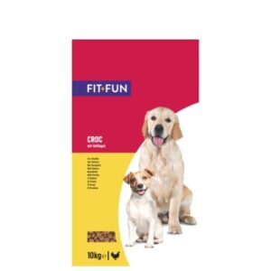 FIT+FUN Trockenfutter Hund Adult Croc mit Geflügel 10kg