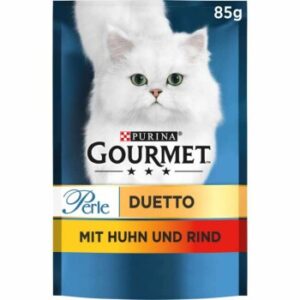 GOURMET Perle Duetto 26x85g Huhn und Rind 26x85 g