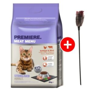 PREMIERE Sterilised 4kg mit Gratis Katzenangel
