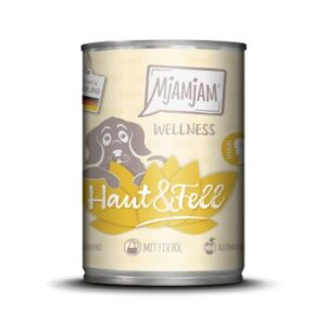 MjAMjAM Nassfutter Hund Adult Wellness, Haut & Fell Huhn 6x400 g