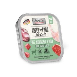MAC's Nassfutter Katze Adult Ente, Kaninchen und Rind 16x100 g