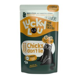 Lucky Lou Nassfutter Katze Senior Geflügel 16x125 g