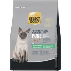 SELECT GOLD Trockenfutter Katze Pure Adult Reich an Seidenraupe 2.5 kg