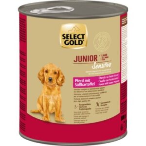 SELECT GOLD Sensitive Junior Pferd mit Süßkartoffel 6x800 g