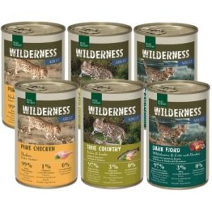 REAL NATURE WILDERNESS Nassfutter Katze, Adult 6x400 g Mixpaket 2