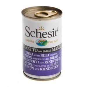 Schesir Natural 24x140g Thunfisch mit Rinderfilet 8x140 g