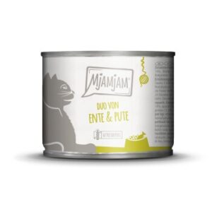MjAMjAM Nassfutter Katze Adult, Duo 6x200 g Ente und Pute